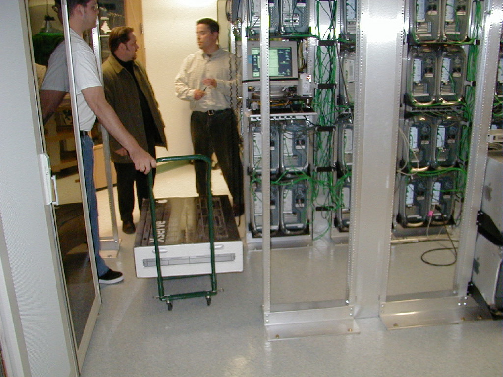 Escorted by everybody!